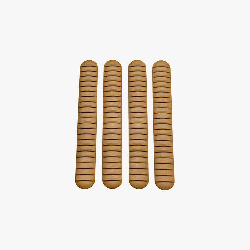 B5 Systems M-LOK Rail Covers, Coyote Brown Matte, 4.6 Length