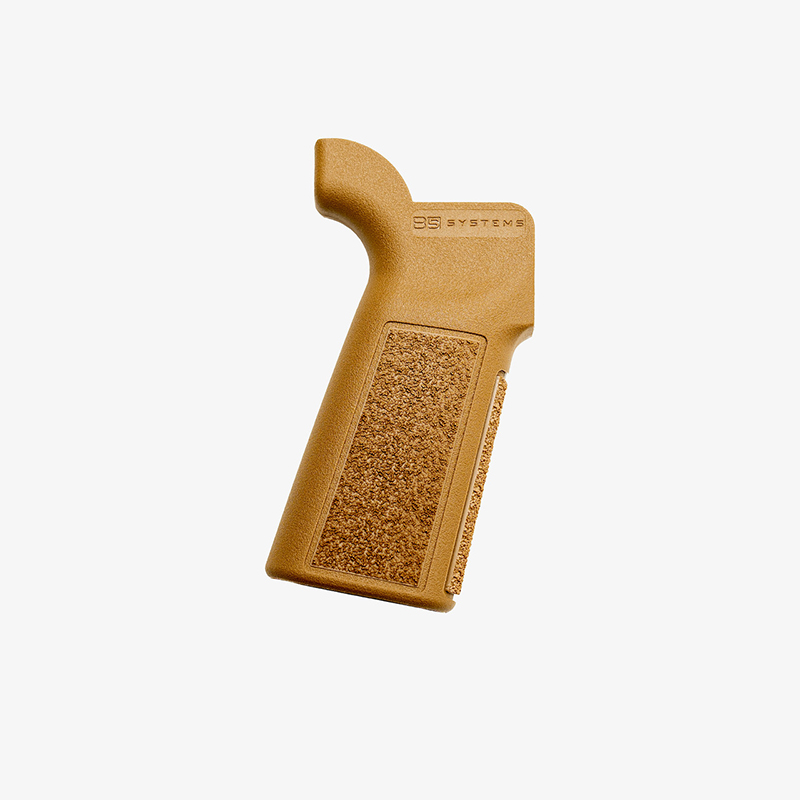 B5 Systems P-Grip 23 Beavertail Rifle Grip, Coyote Brown Polymer