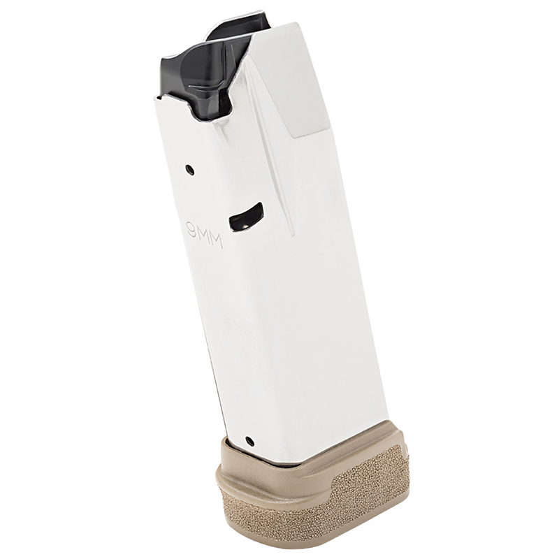 Springfield Armory Hellcat Pro 9mm Luger Magazine with Extension, FDE, 17-Round