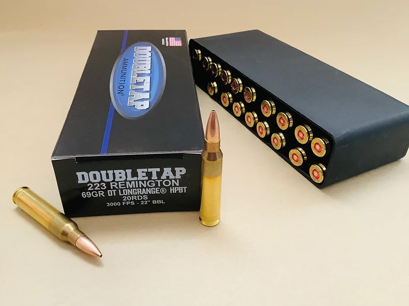 Double Tap Ammunition DT Long Range .223 Rem 69gr HPBT Match Boat Tail Hollow Point 20 Rounds