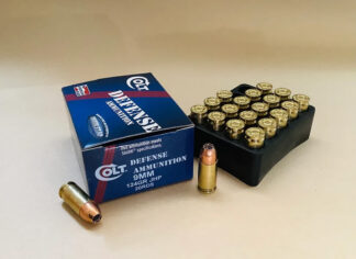 Double Tap Ammunition Colt Defense 9mm 124gr JHP 20 Rounds