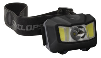 Cyclops CYCHL250 Hero Headlamp 255 Lumens Center White, 100 Lumens Side White