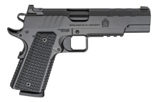 Springfield Armory 1911 Emissary Semi-Auto .45 ACP 5 in Stainless Black, Beavertail Safety