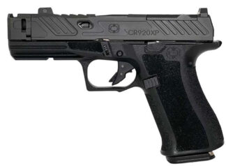 Shadow Systems CR920XP Elite 9mm Striker-Fired Semi-Auto Pistol, Optic Cut, Black