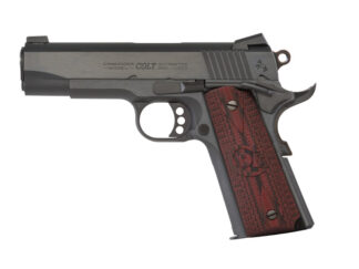 Colt Combat Commander Single Action .38 Super Auto 4.25 in Blued Pistol with Stainless Barrel