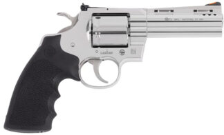Colt Grizzly .357 Magnum Revolver - 4.25" Barrel, Stainless Steel, Black Hogue Grip