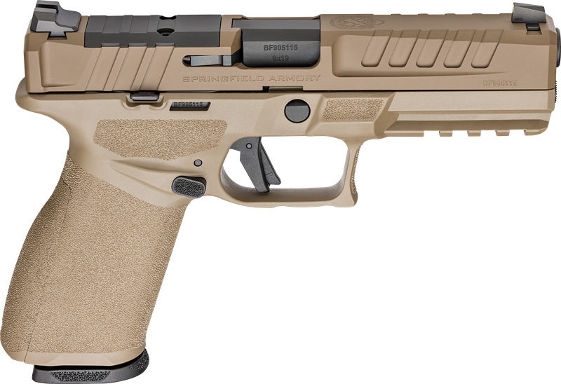 Springfield Armory Echelon 9mm 4.5 in FDE Optic Ready Fixed Sights