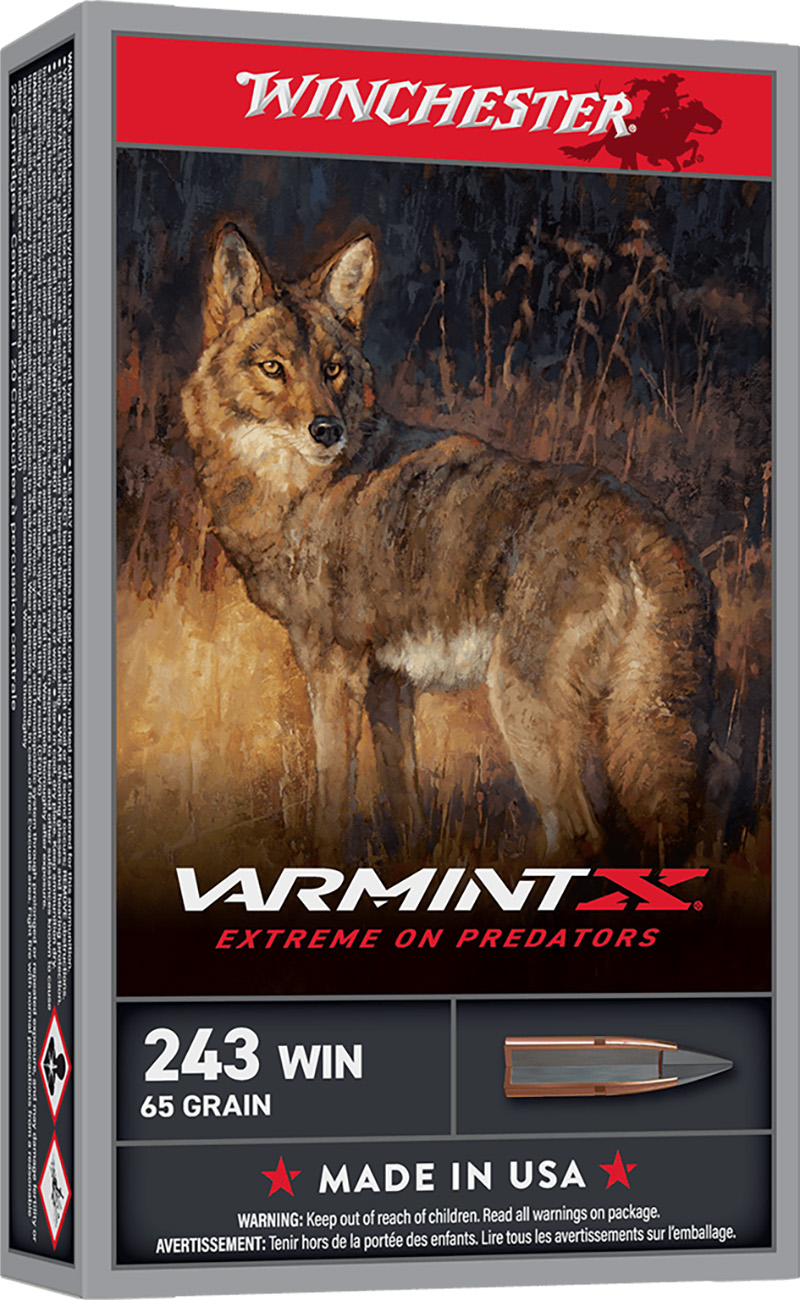 Winchester Varmint X XP .243 Winchester 65 gr Polymer Tip Rapid Expansion 20 Rounds