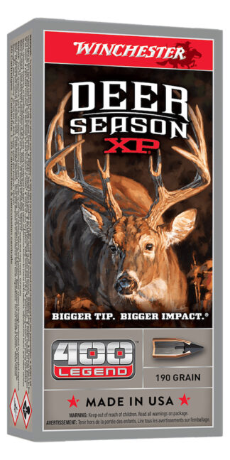 Winchester Deer Season XP .400 Legend 190 Grain Extreme Point 20 Rounds