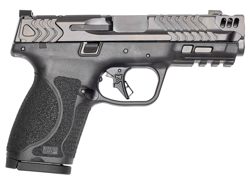 Smith & Wesson M&P M2.0 Compact 9mm Semi-Auto, 4.22 in Barrel, 15+1 Rounds, Black/Grey