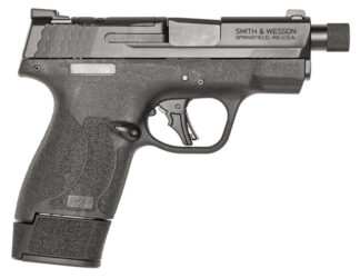 Smith & Wesson M&P Shield Plus 9mm Striker-Fired Compact Pistol, Optic Ready, Black