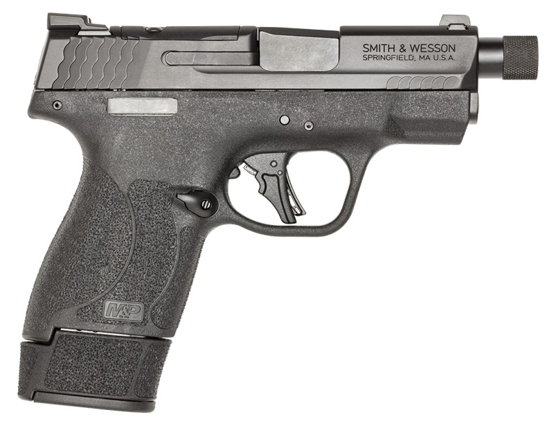Smith & Wesson M&P Shield Plus 9mm Striker-Fired Compact Pistol, Optic Ready, Black