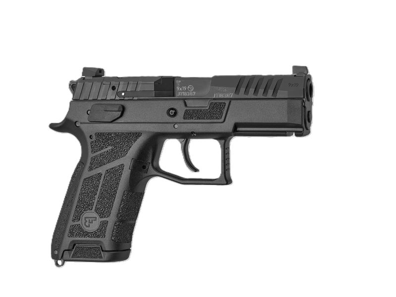 CZ P-09 C Nocturne 9mm 10+1 Black Optic Cut/Serrated Slide Manual Safety