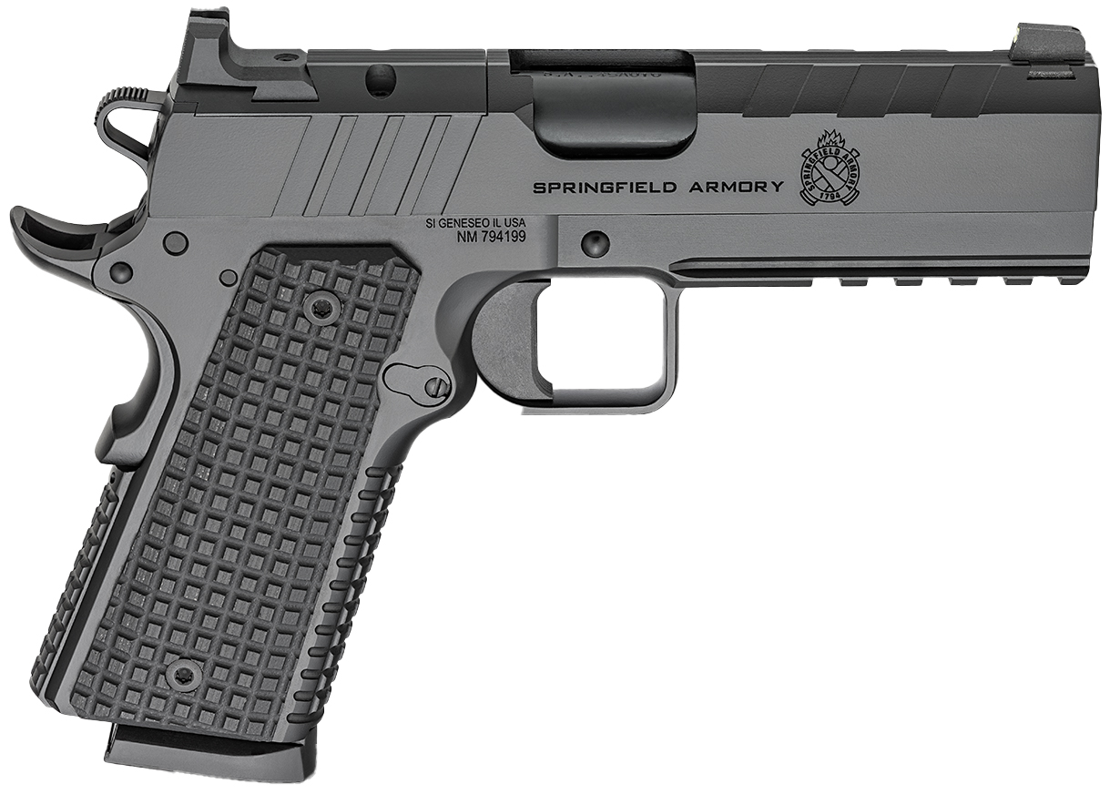 Springfield Armory 1911 Emissary AOS .45 ACP 4.25 in Black Nitride (2) 8-Round