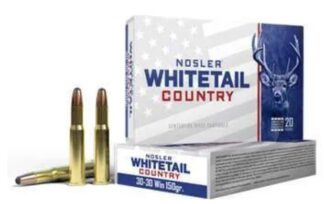 Nosler Whitetail Country .30-30 Winchester 150 Grain Solid Base 20-Round Box