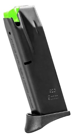 Mec-Gar Beretta 92FS/M9 9mm 16-Round Polymer Magazine with Finger Rest, Black