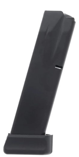 Mec-Gar 9mm Beretta 92FS M9 Extended Magazine, 18-Round, Black Aluminum