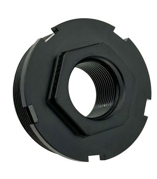 HUXWRX HUB Direct Thread Adapter 5/8x24 Black 7.40 in