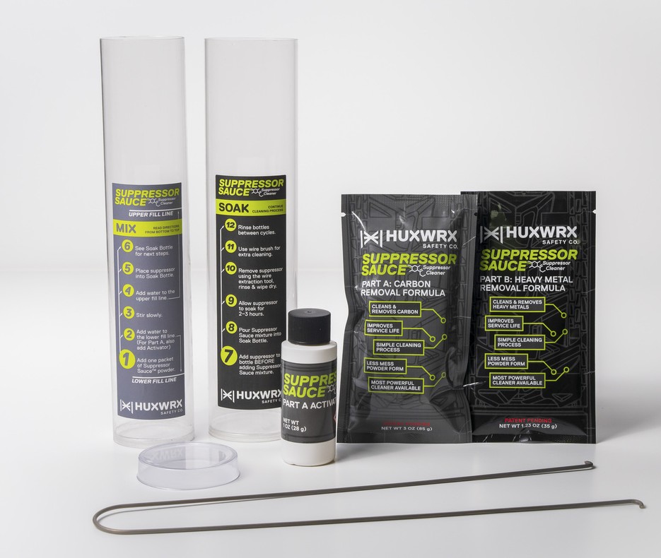 HUXWRX Suppressor Sauce Cleaning Kit, Universal, 6-Item Kit
