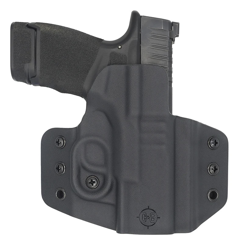 C&G Holsters Covert OWB Springfield Hellcat/RDP Right Hand Kydex Black