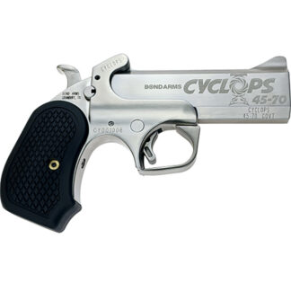 Bond Arms Cyclops Single Action .45-70 Government 4.25 in Barrel, 1 Round, Satin Stainless