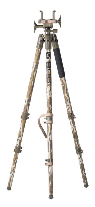 Bog Pod DeathGrip Tripod Aluminum Mossy Oak Bottomland (7"-59")