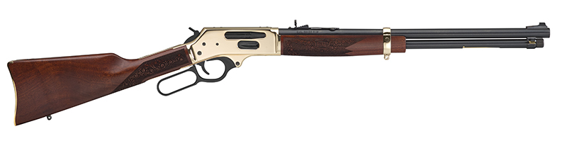 Henry Side Gate Lever Action Rifle .360 Buckhammer 20 in Blued/Walnut