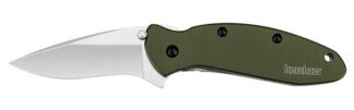 Kershaw Scallion 2.40 in 420HC SS Drop Point Olive Drab Pocket Knife Folder