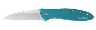Kershaw Leek 3" Drop Point Teal Folding Pocket Knife