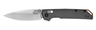 Kershaw Iridium 3.4 in Spear Point Folding Knife, D2 Steel Blade, Gray