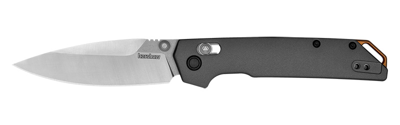 Kershaw Iridium 3.4 in Spear Point Folding Knife, D2 Steel Blade, Gray