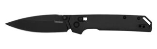 Kershaw Iridium Folding Knife 3.4" Spear Point Black