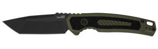 Kershaw Launch 16 Tanto 3.45 in CPM M4 Steel Bladed Automatic Knife, Olive/Black