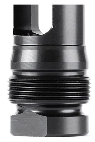 Dead Air XEMAX Muzzle Brake 5/8x24 Threaded .338 Caliber, Black Nitride Finish