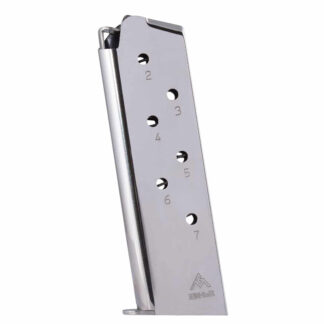 Mec-Gar Colt Government .45 ACP 7-Round Full Size Nickel Magazine