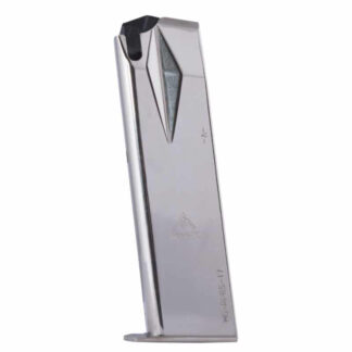Mec-Gar Ruger P85/89 9mm 17-Round Detachable Magazine, Nickel Finish