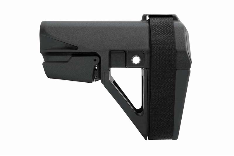 SB Tactical SBA5 5-Position Pistol Stabilizing Brace, Black