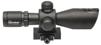 Firefield Barrage 2.5-10x40mm Dual Illuminated Red/Green Mil-Dot Riflescope, Matte Black
