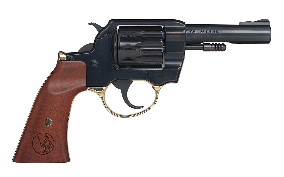 Henry Golden Boy Revolver .22 LR 4 in Blued/Walnut 10-Round