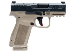 CANIK Mete MC9L Semi-Auto 9mm 3.18 in Barrel 17+1 Rounds Black/FDE