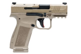 Canik METE MC9 L 9mm Striker-Fired Semi-Auto Pistol, 3.18 in Barrel, Flat Dark Earth, 17+1