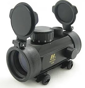 NCStar DBB130 1x30 B-Style Red Dot Sight with Weaver Base, Black
