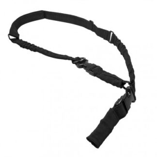 NCStar AARS21PB 2 or 1 Point Sling Black, 55"-72" Adjustable Bungee
