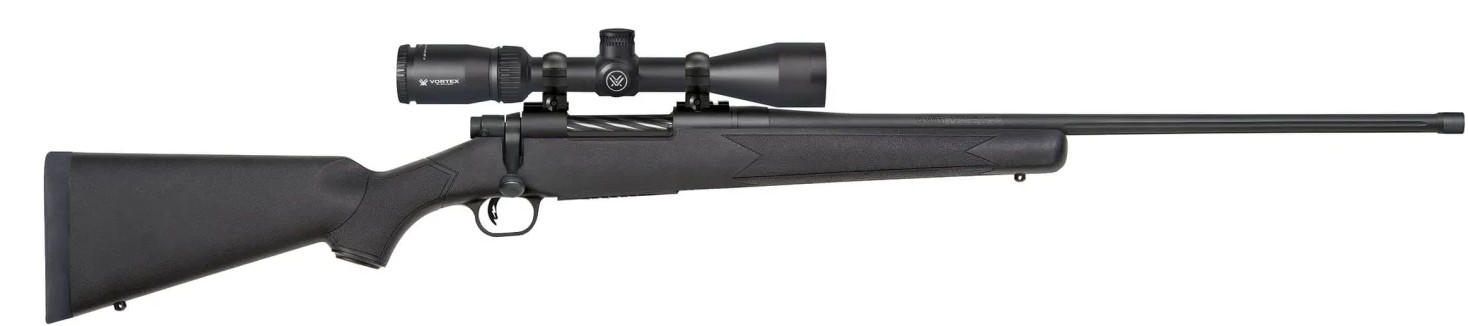 Mossberg Patriot 7mm PRC Bolt-Action Rifle, 24in Threaded Barrel, 3+1 Rounds, Blued/Black