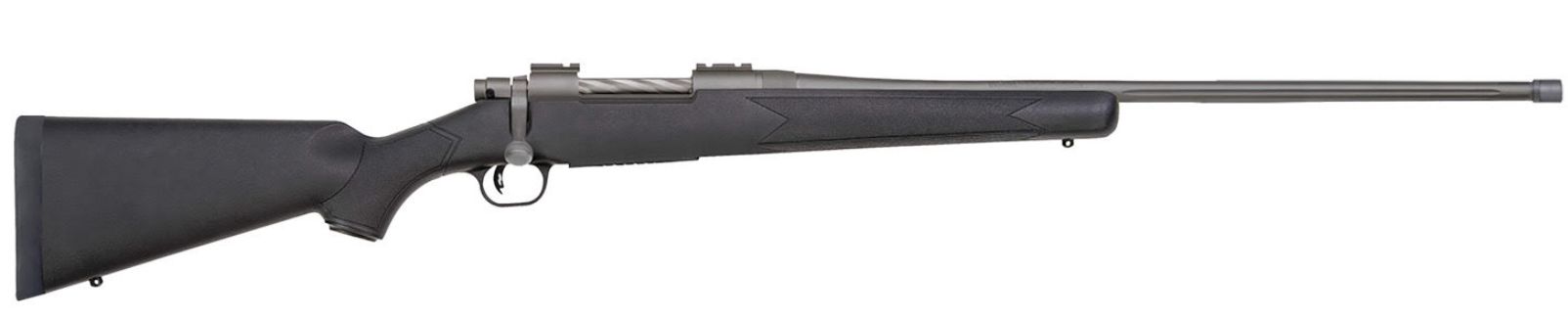 Mossberg Patriot .350 Legend Bolt-Action Rifle, 22 in, 4+1 Rounds, Black Synthetic/Cerakote Stainless