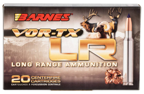 Barnes Vor-Tx Long Range 6.5 PRC 127gr LRX-BT Rifle Ammo, 20 Rounds/Box