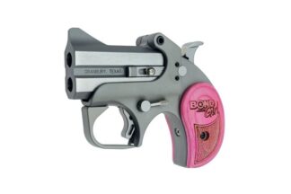 Bond Arms Roughneck Girl .357/.38 Single Action 2.5 in Stainless Pink Wood Grip 2-Round
