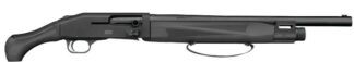 Mossberg 990 Aftershock 12 Gauge Pump Action Shotgun, 18.5 in Barrel, Matte Blued/Black