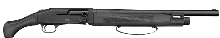 Mossberg 990 Aftershock 12 Gauge Pump Action Shotgun, 18.5 in Barrel, Matte Blued/Black