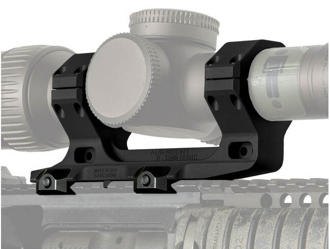 Reptilia AUS 34mm Optic Mount, 1.54 in Mount Height, Picatinny, Black